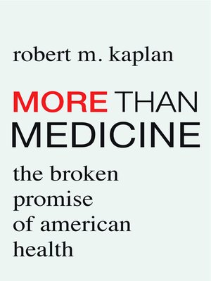 cover image of More than Medicine